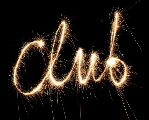 Club sparkler — Stock Photo, Image