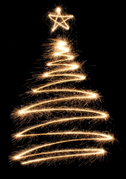 Sparkler tree — Stock Photo, Image