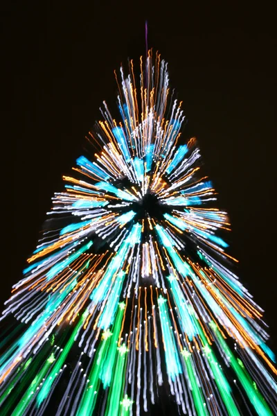 Zooming árvore cristmas — Fotografia de Stock