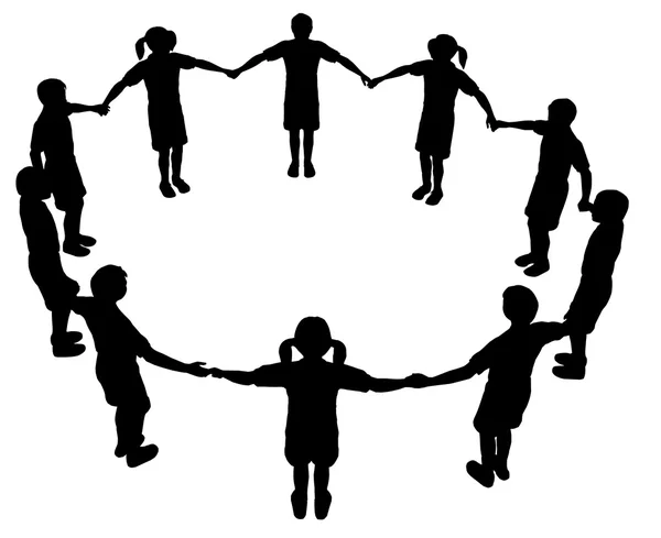 Children circle 2 — Stock Photo, Image
