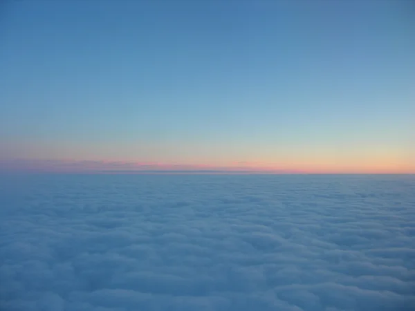飛行機から horyzon — ストック写真