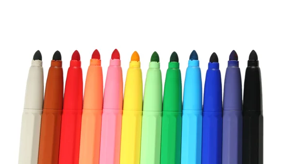 Kolor czuł długopisy — Zdjęcie stockowe