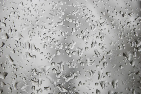 Druppel water venster — Stockfoto