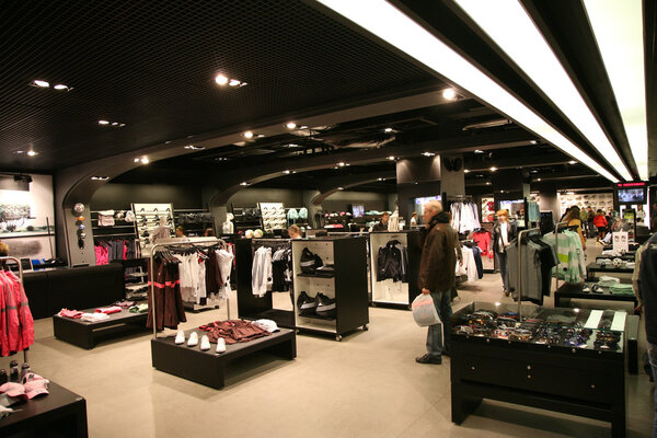 Sport shop interior