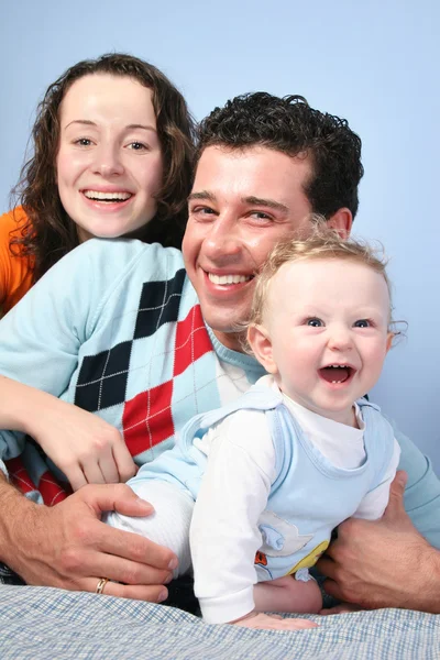 Familie mit Baby 3 — Stockfoto