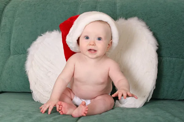 Baby christmas angel — Stock Photo, Image