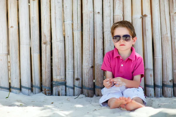 Boy on vacation — Stock Photo, Image