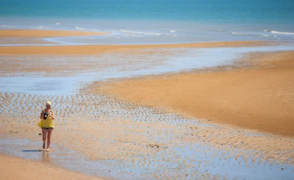 Złoty Wyślij plaży — Zdjęcie stockowe