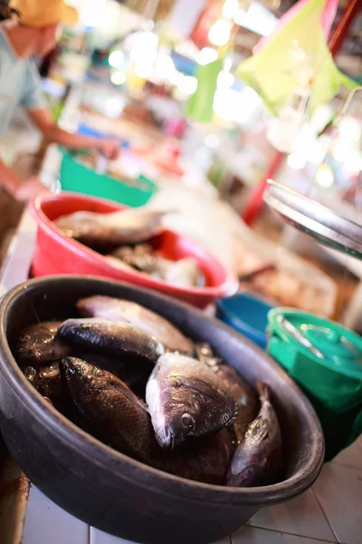 Ринок морепродуктів — стокове фото