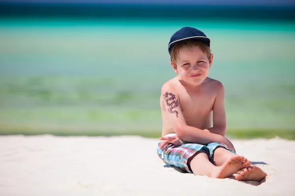 Chłopiec na wakacje — Zdjęcie stockowe