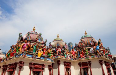 Sri Mariamman Temple in Singapore clipart