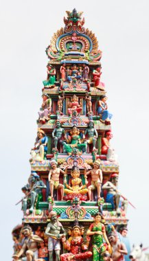 Sri Mariamman hindu temple clipart