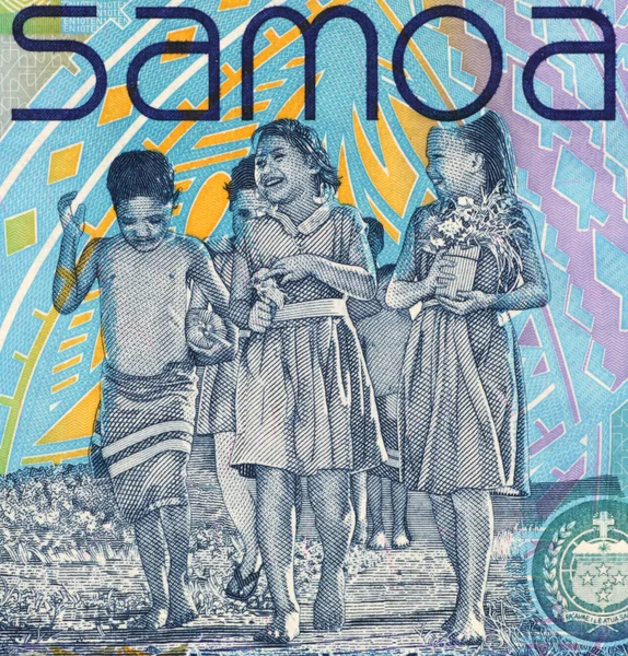 Samoanska barn — Stockfoto