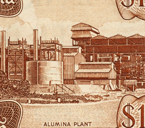 Алюминиевый завод — стоковое фото