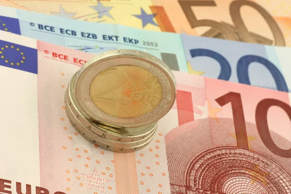 Moneda en euros —  Fotos de Stock