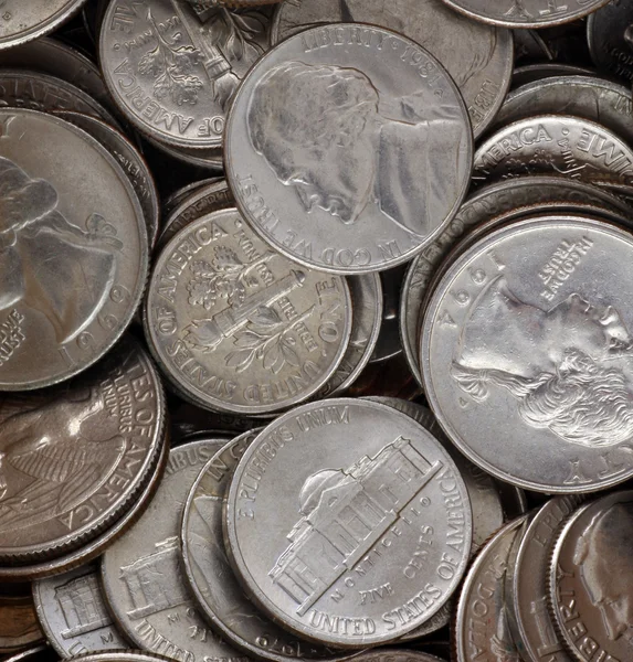USA coins — Stock Photo, Image