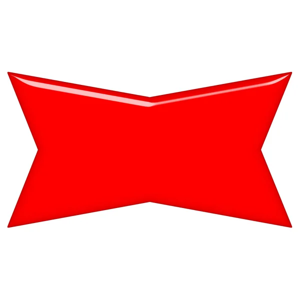 3D Красное Знамя — стоковое фото