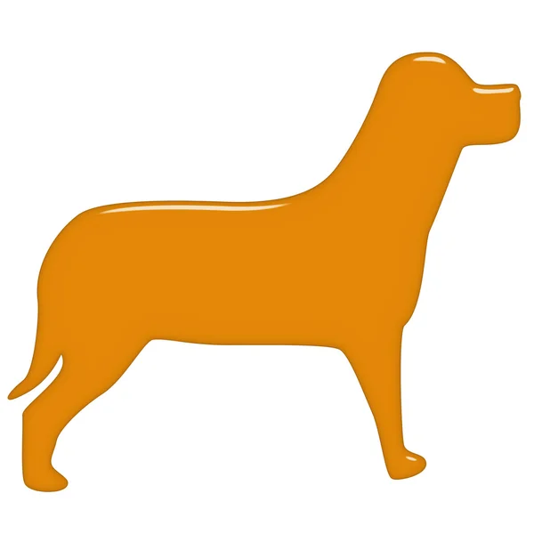 3D-hond — Stockfoto