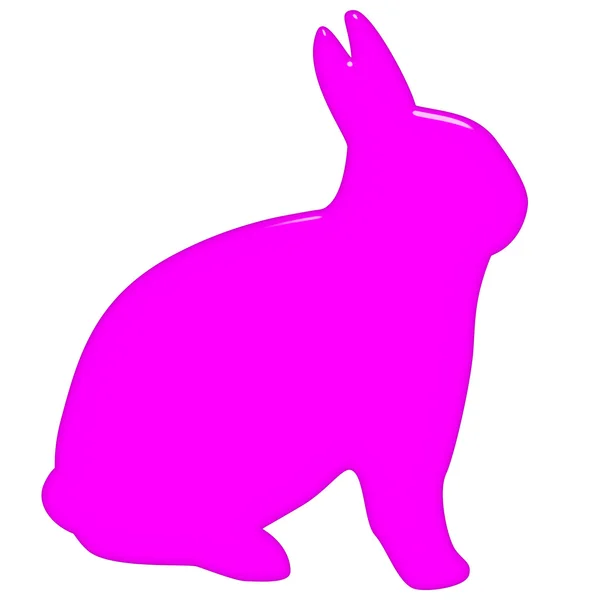 Трехмерный кролик — стоковое фото