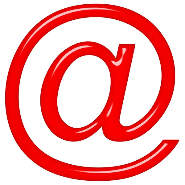3D symbol e-mail — Zdjęcie stockowe