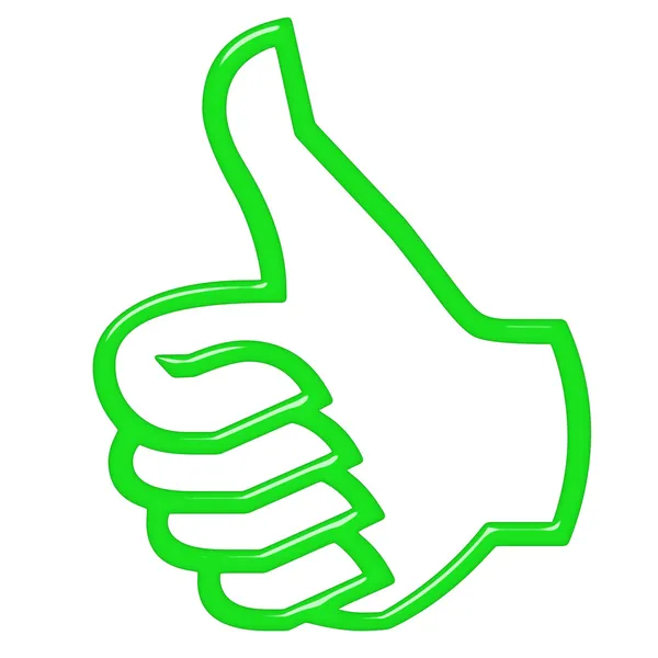 3D Thumbs Up — Stock Photo © georgios #3377190