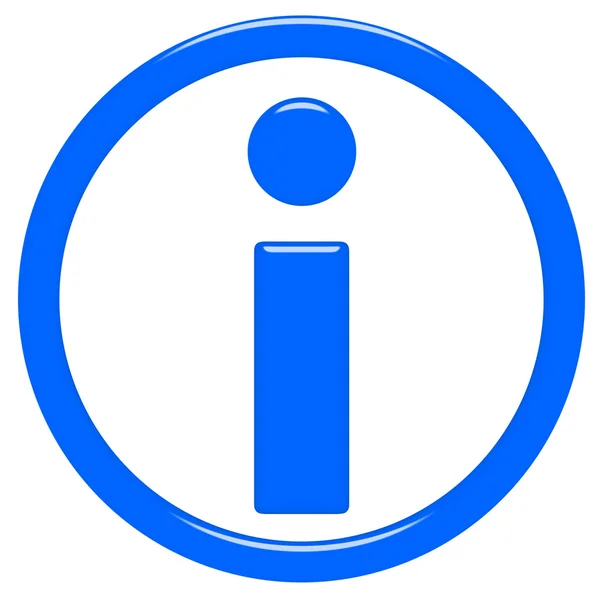 3D Information Symbol — Stock Photo, Image