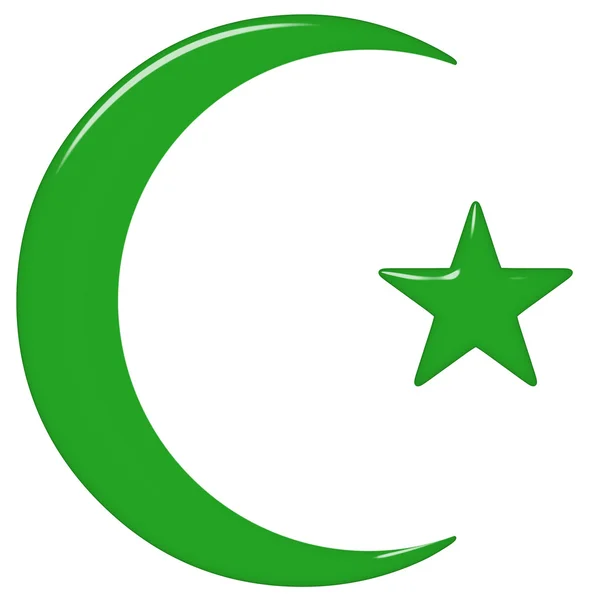 3D-islamitische symbool — Stockfoto