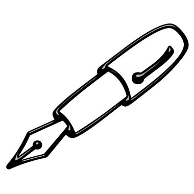 3D Fountain Pen clipart