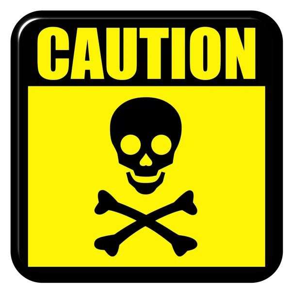 Caution Death — Stock Photo, Image