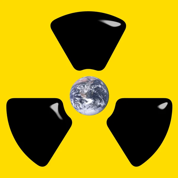 Ameaça de bomba atômica — Fotografia de Stock