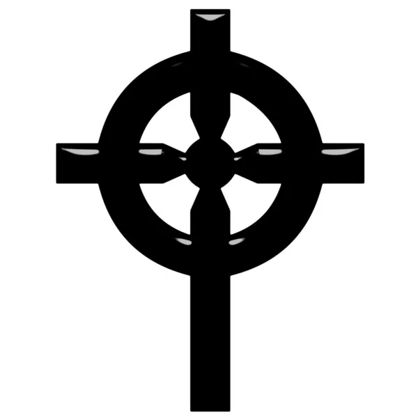 Croce celtica 3D — Foto Stock