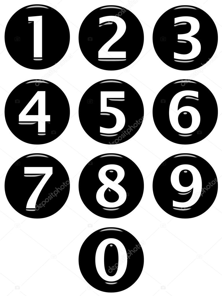 3D Framed Numbers — Stock Photo © georgios #3533401