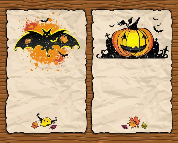 Halloween texturou pozadí 2 — Stockový vektor