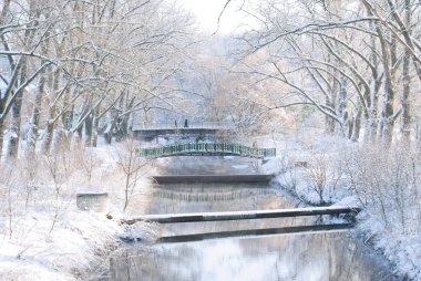 Winter River clipart