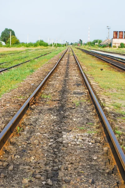 Een spoorweg — Stockfoto