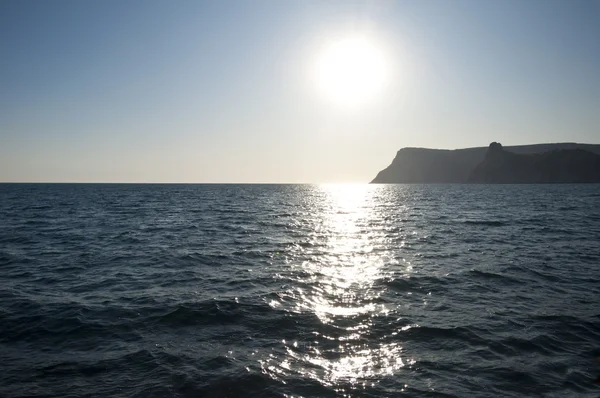 Apus de soare pe mare — Fotografie, imagine de stoc