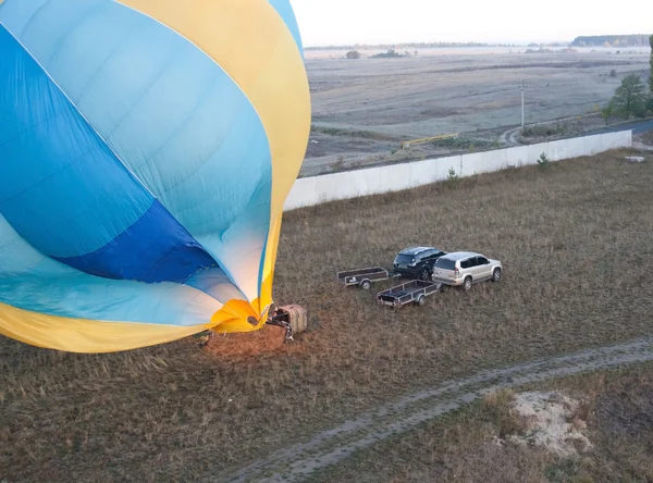 Blown balloon at start — Stock Photo, Image