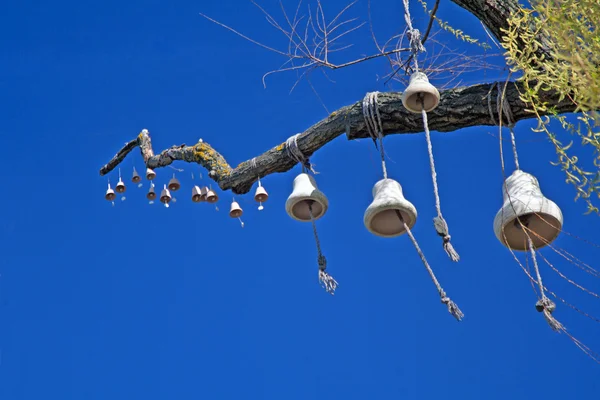 Dzwony na gałęzi drzewa — Zdjęcie stockowe