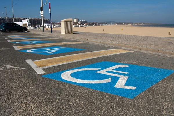 stock image Car parking for disabled