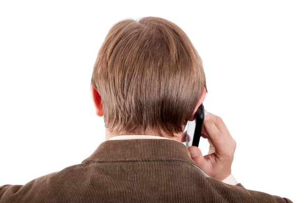 Man with cellphone — Stock Photo, Image