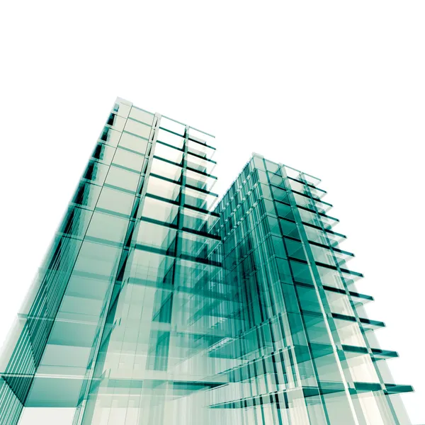 Het concept gebouw — Stockfoto