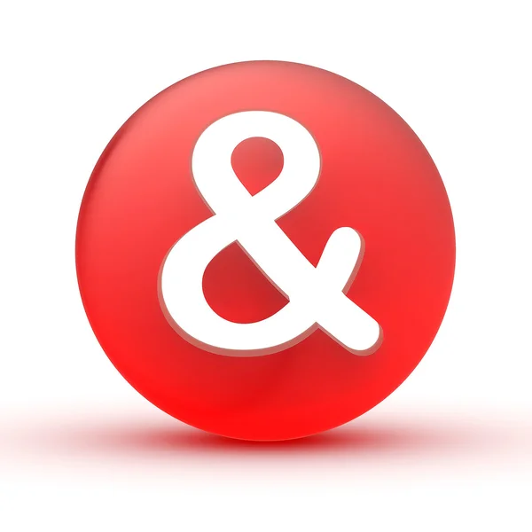 Simbolo di Ampersand — Foto Stock