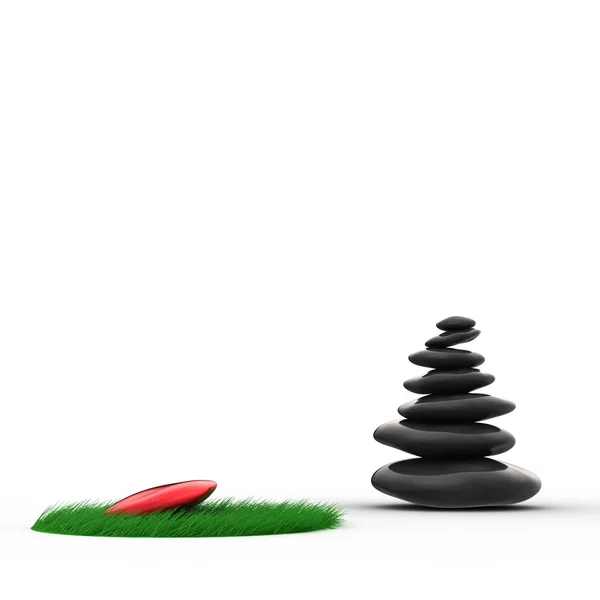 Leader stone. Zen — Stock Photo, Image