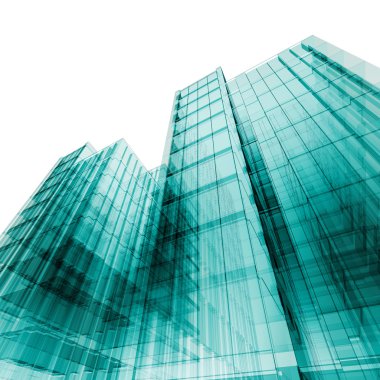 3d skyscrapers clipart