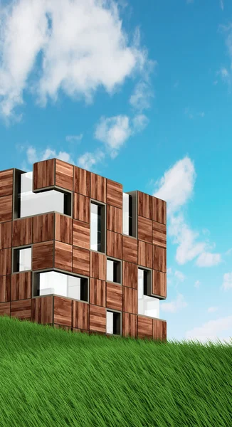 Modern fasad koncept — Stockfoto