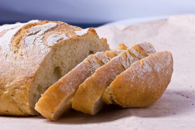 Fresh-baked bread, clipart