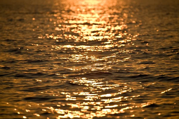 Water zonsondergang — Stockfoto