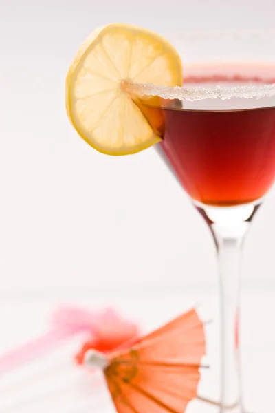 Cocktail med citron — Stockfoto