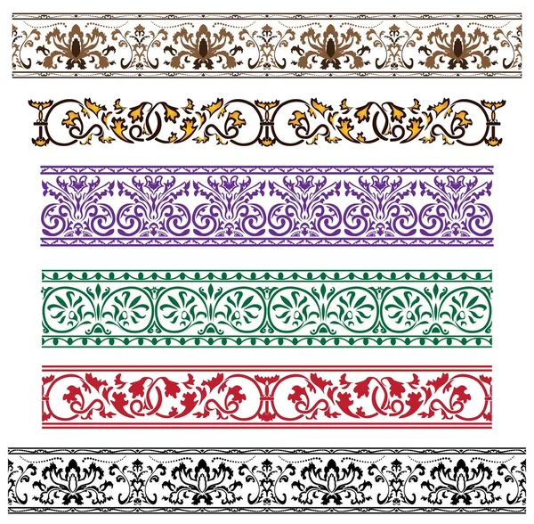 Traditional architectural ornament set — Stock Vector