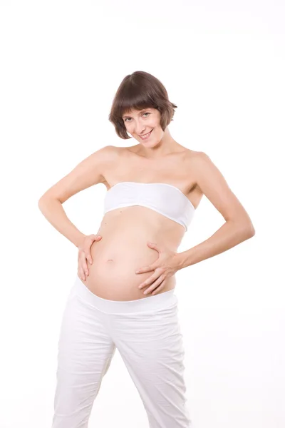 임신부의 모습 — 스톡 사진